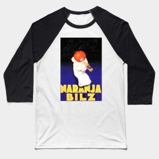 Achille Mauzan NARANJA BILZ Bottled Orange Soda Drink Advertisement Lithograph Baseball T-Shirt